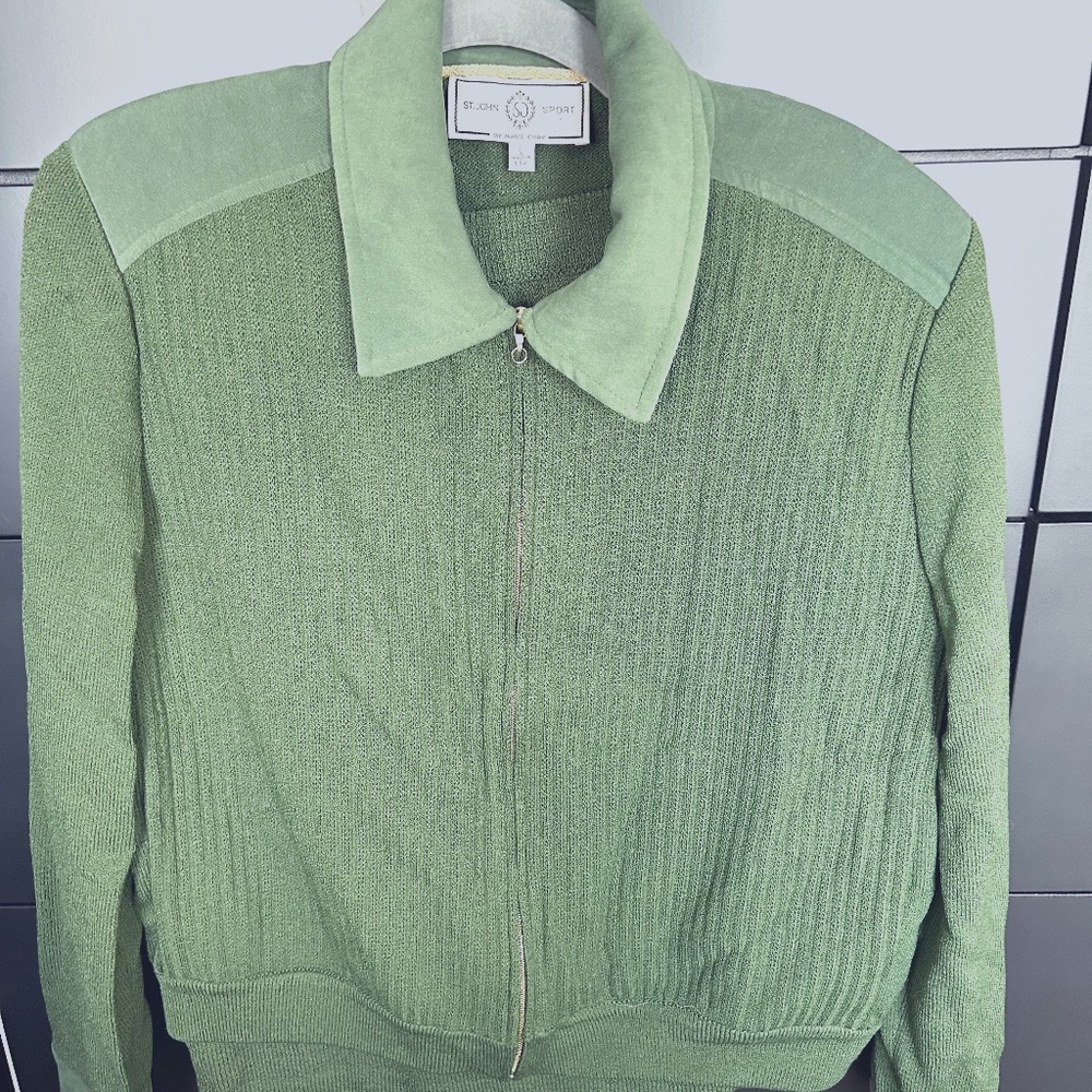 St. John’s Sport Wear Knit Jacket and Skirt